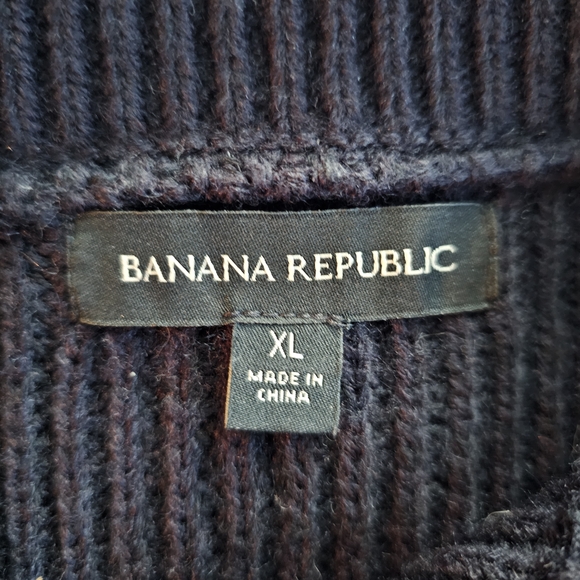 Banana Republic Dark Blue Women's Cardigan - Picture 3 of 4